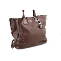 Prada Shopping Pelle Marrone
