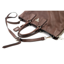 Prada Shopping Pelle Marrone