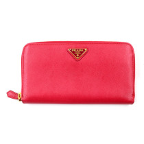 Prada Portafoglio Pelle Rossa