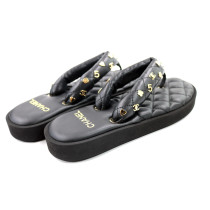 Chanel Infradito Pelle Nera