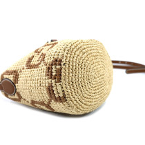 Gucci Secchiello Rafia Beige