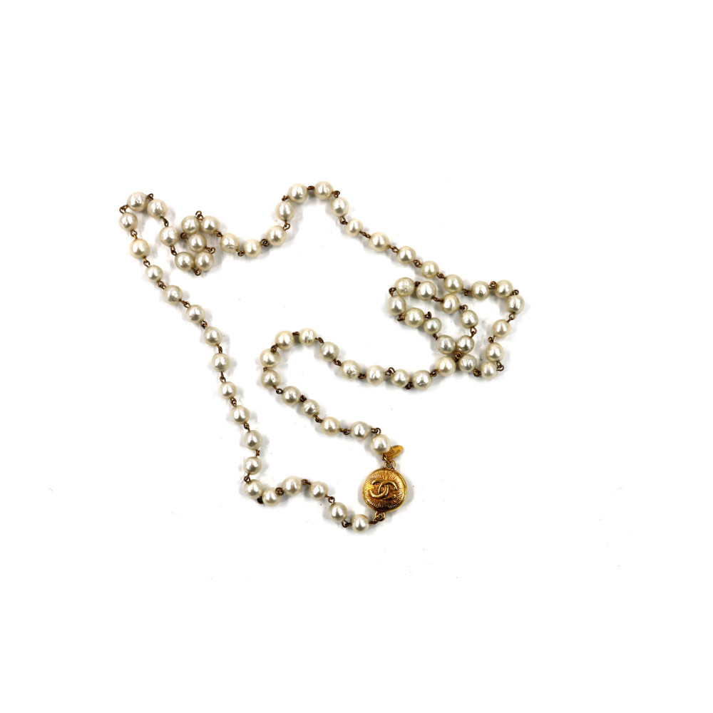 Chanel Collana Metallo Oro