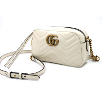 Gucci Camera Bag Pelle Bianca