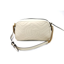 Gucci Camera Bag Pelle Bianca