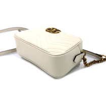 Gucci Camera Bag Pelle Bianca