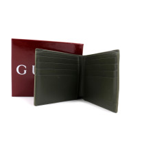 Gucci Portafoglio Bi-Fold GG Supreme Verde