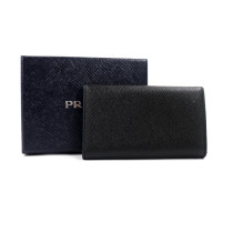 Prada Portachiavi Pelle Saffiano Nera