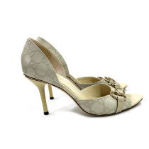 Gucci Open Toe Guccissima Pelle Avorio