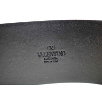 Valentino Cintura Reversibile Vlogo Pelle Marrone
