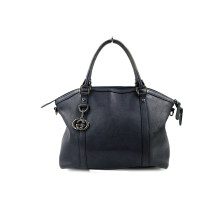Gucci Charm Dome Pelle Blu Indaco