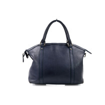 Gucci Charm Dome Pelle Blu Indaco