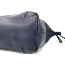 Gucci Charm Dome Pelle Blu Indaco