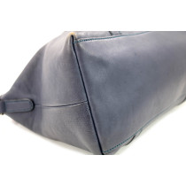 Gucci Charm Dome Pelle Blu Indaco
