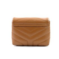 Saint Laurent Lou Lou Pelle Marrone