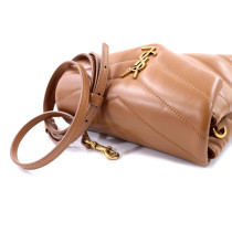 Saint Laurent Lou Lou Pelle Marrone