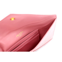 Prada Portafoglio Pochette Pelle Saffiano Rosa