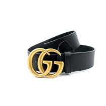 Gucci Cintura Marmont Pelle Nera