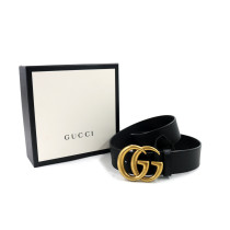 Gucci Cintura Marmont Pelle Nera