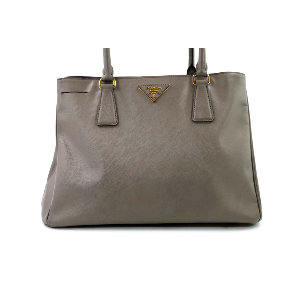 Prada Shopping Pelle Saffiano Grigia