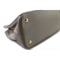 Prada Shopping Pelle Saffiano Grigia