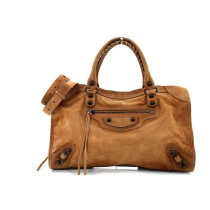 Balenciaga City M Suede Marrone