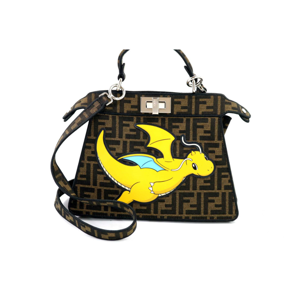 Fendi Peekaboo Pokemon Zucca Marrone