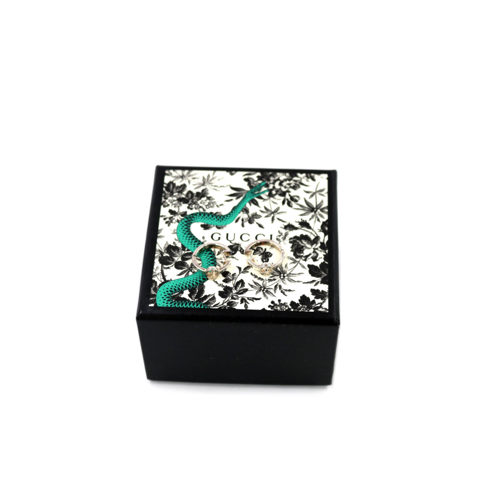 Gucci Orecchini Oro Bianco 18k