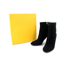 Fendi Stivaletto Camoscio Nero