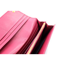 Prada Portafoglio Pelle Saffiano Fucsia