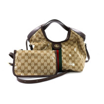 Gucci Giglio Tote Bag Small Crystal Beige