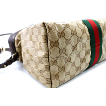 Gucci Giglio Tote Bag Small Crystal Beige