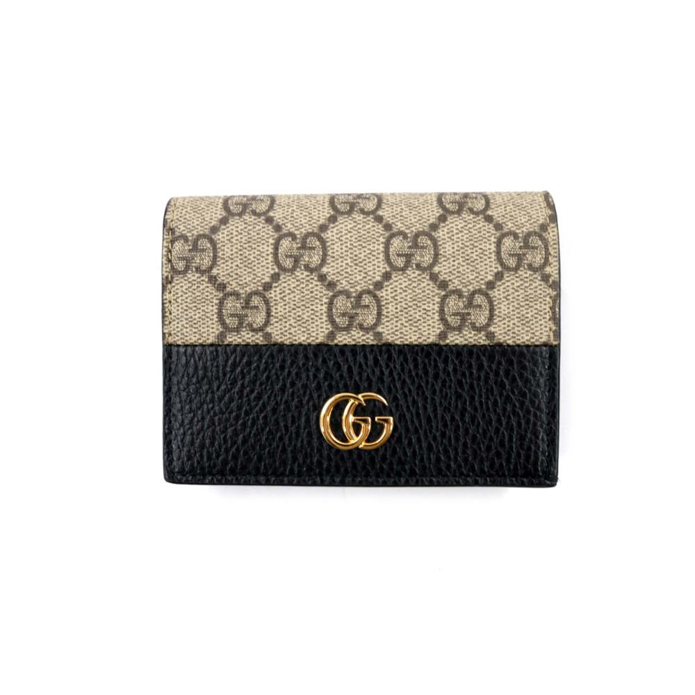 Gucci Portafoglio Marmont GG Supreme e Pelle