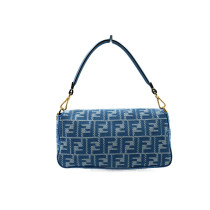 Fendi Baguette Tessuto Blu