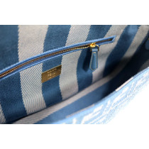 Fendi Baguette Tessuto Blu