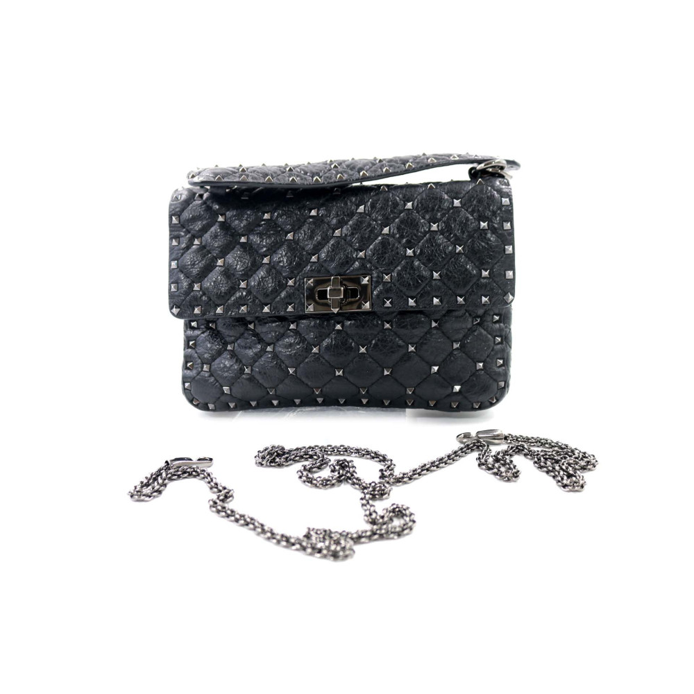 Valentino Spike Pelle Nera