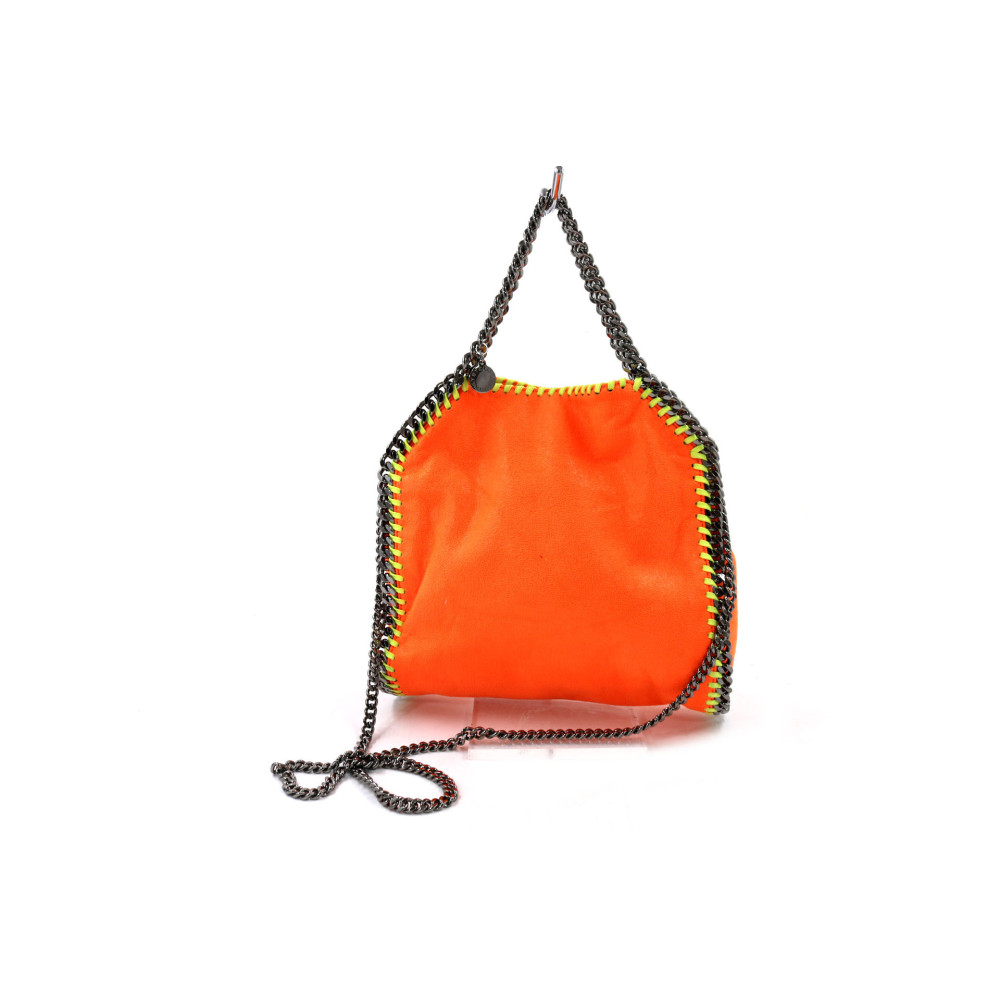 Stella McCartney Falabella 3 Catene Arancio Fluo