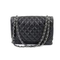Chanel 11.12 Maxi Jumbo Pelle Nera