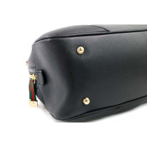 Gucci Capri Bowler Small Pelle Blu Notte
