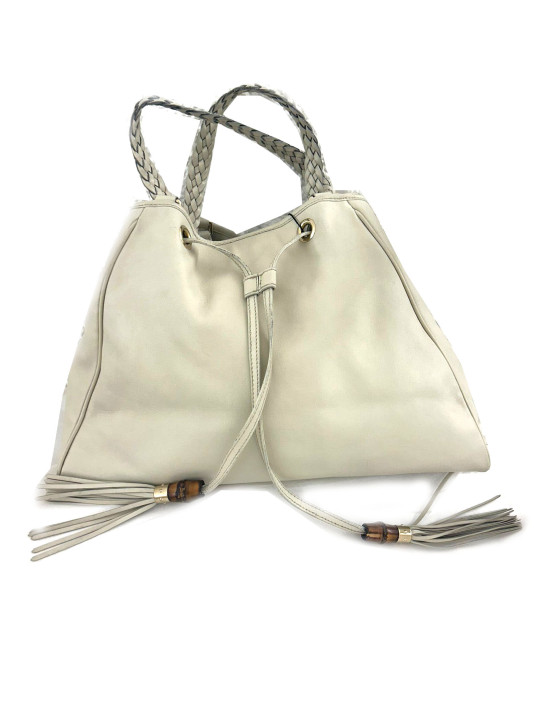 copy of Gucci Bamboo Pelle Bianca