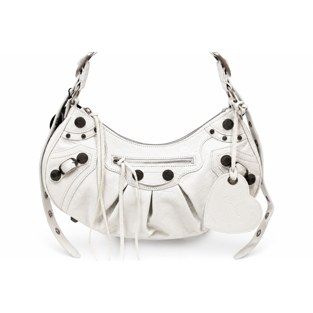 Balenciaga Le Cagole Pelle Bianca