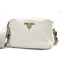 Prada Pochette Pelle Bianca