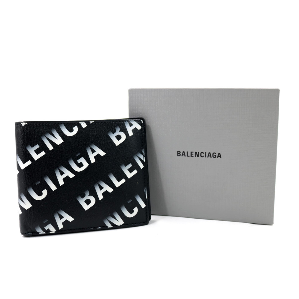 Balenciaga Portafoglio Pelle Nera
