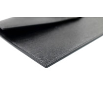 Saint Laurent Uptown Pochette Pelle Goffrata Grain De Poudre Nera