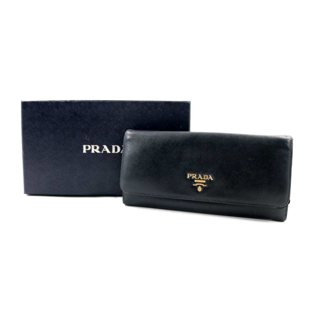 Prada Portafoglio Pelle Nera