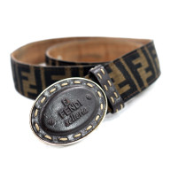Fendi Cintura Selleria Zucca Marrone
