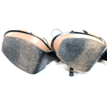 Saint Laurent Sandali Tribute Pelle Marrone
