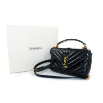 Saint Laurent College Mini Pelle Nera