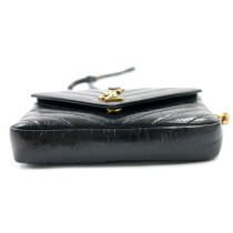Saint Laurent College Mini Pelle Nera