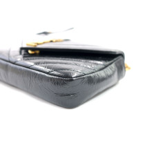 Saint Laurent College Mini Pelle Nera
