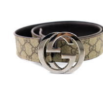 Gucci Cintura GG Beige